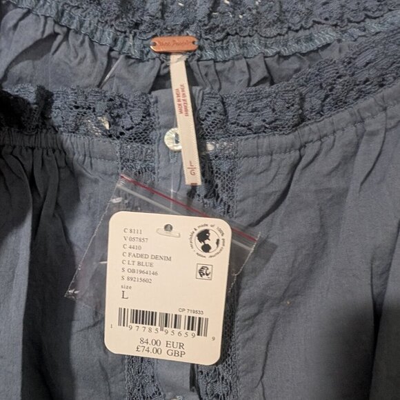 NWT Free People | Wistful Daydream Detachable Strap Tube Top - Picture 5 of 10